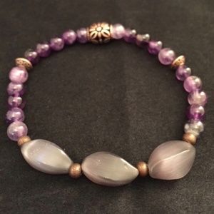 7.5" Amethyst Bracelet. "Infinite Possibilities"